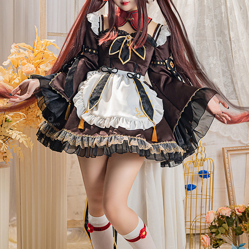 Lolita Gothic COS Maid Dress LS0867 Lolilita Store Lolita Gothic COS Maid Dress LS0867 Lolilita Store