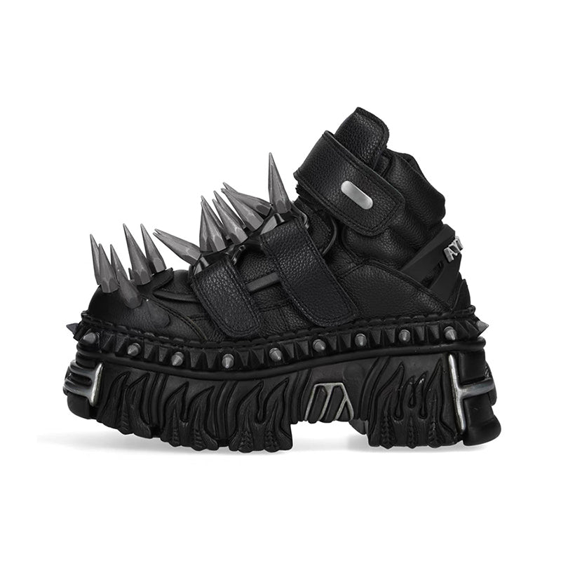 Lolita dark thick-soled shoes punk rock platform shoes LS0932