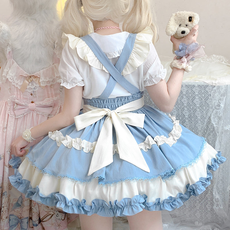Lolita Harajuku SK suspender skirt LS0661