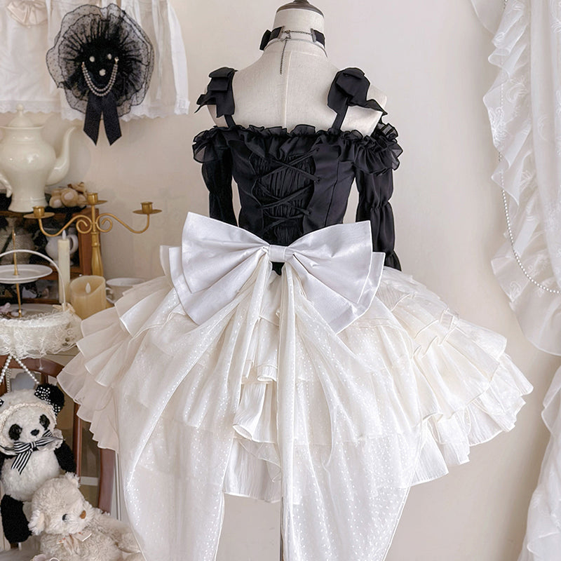 Lolita lace Harajuku skirt LS0716