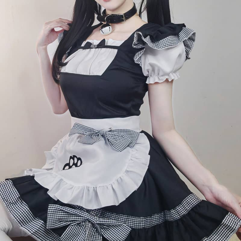 Lolita Maid Cat Dress LS0133