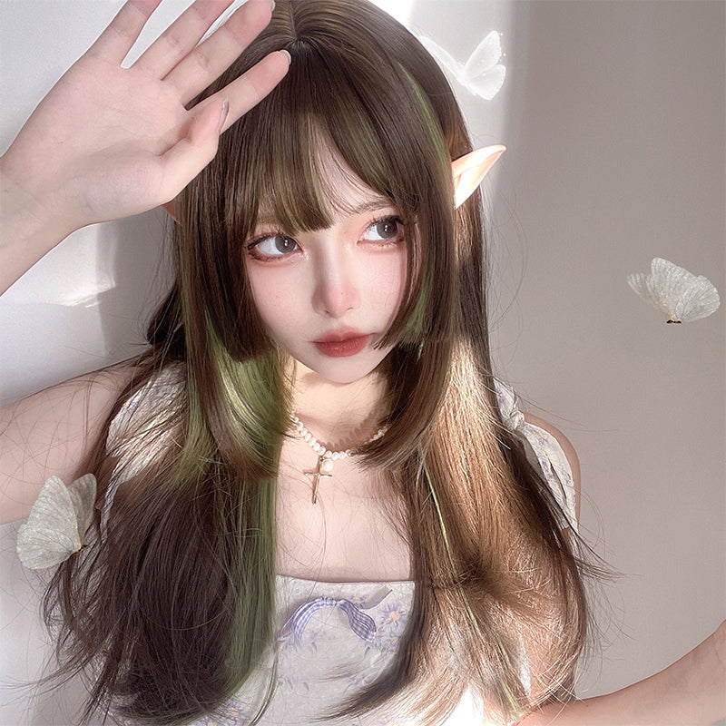 Lolita Harajuku color matching wig LS0381