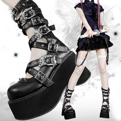 Lolita Punk Spice Shoes LS0391