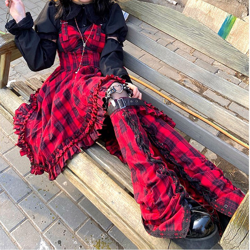 Lolita Punk Bow Dress LS0427