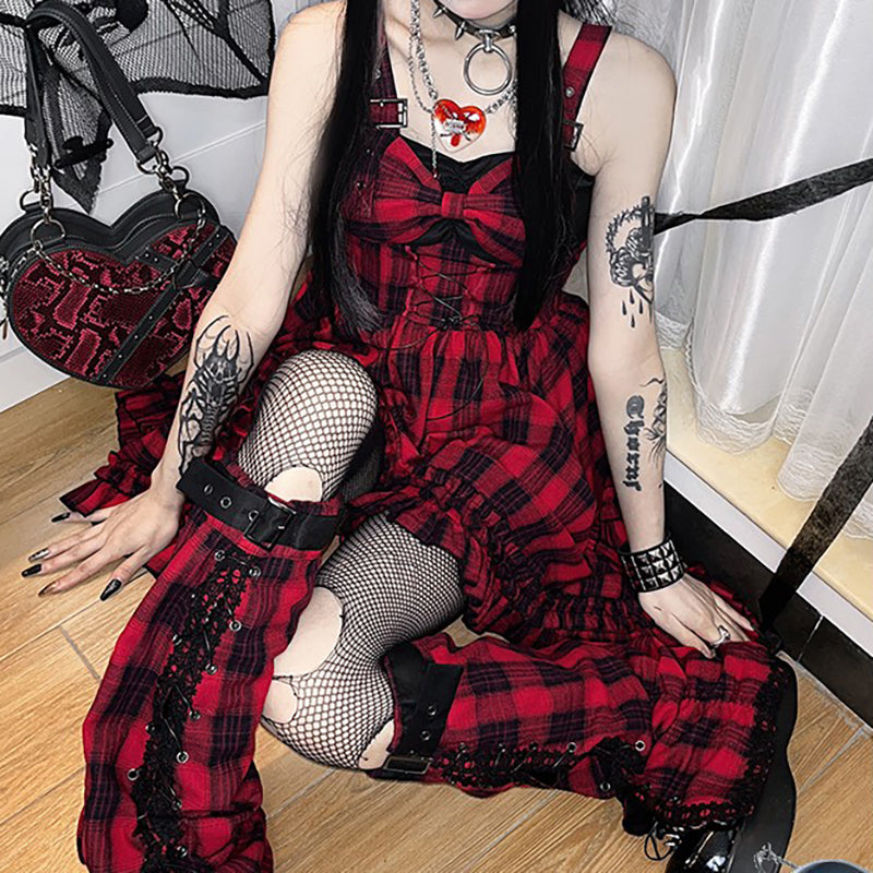 Lolita Punk Bow Dress LS0427