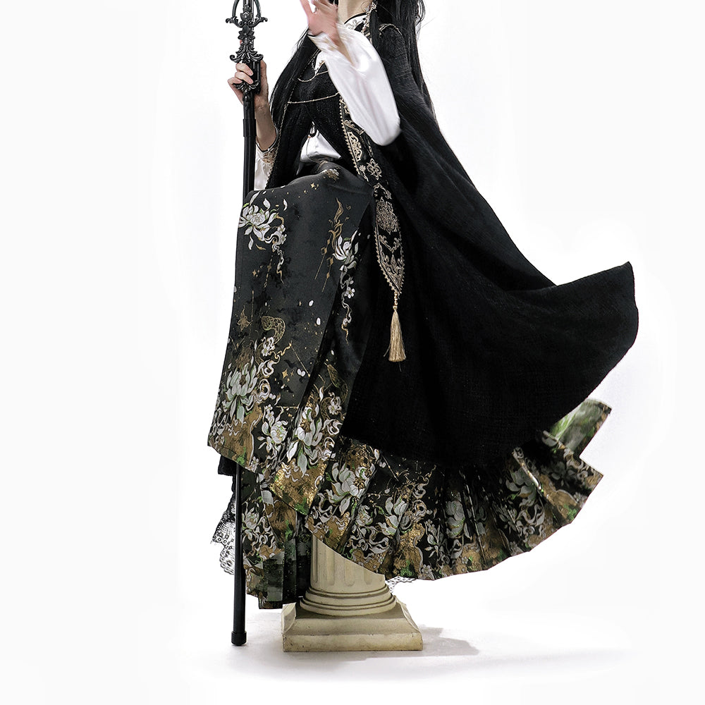 Lolita Dark Gothic Style Skirt Set LS0934