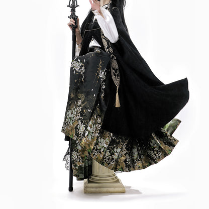 Lolita Dark Gothic Style Skirt Set LS0934