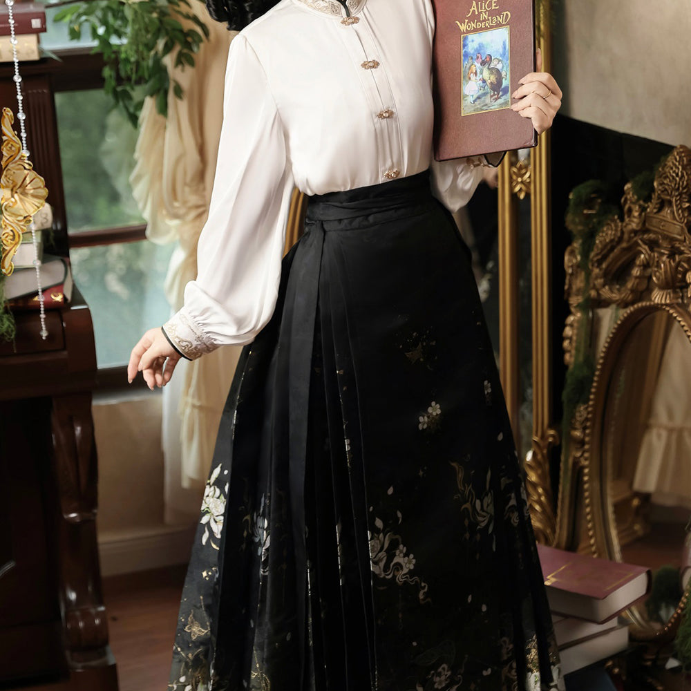 Lolita Dark Gothic Style Skirt Set LS0934