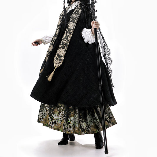 Lolita Dark Gothic Style Skirt Set LS0934