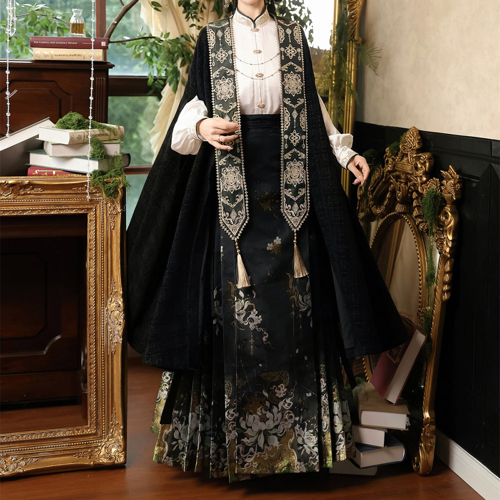 Lolita Dark Gothic Style Skirt Set LS0934