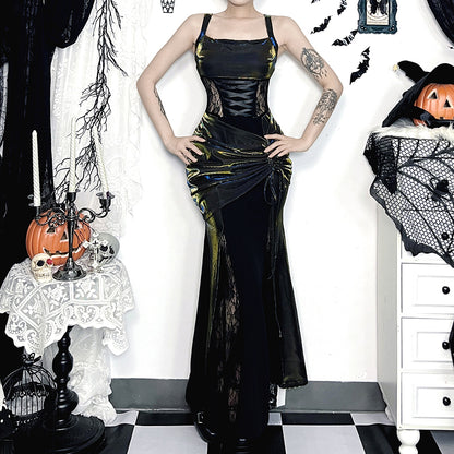 Lolita Y2K Gothic Black Dress LS0938