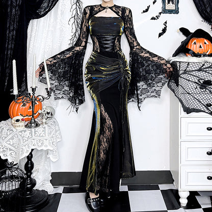 Lolita Y2K Gothic Black Dress LS0938