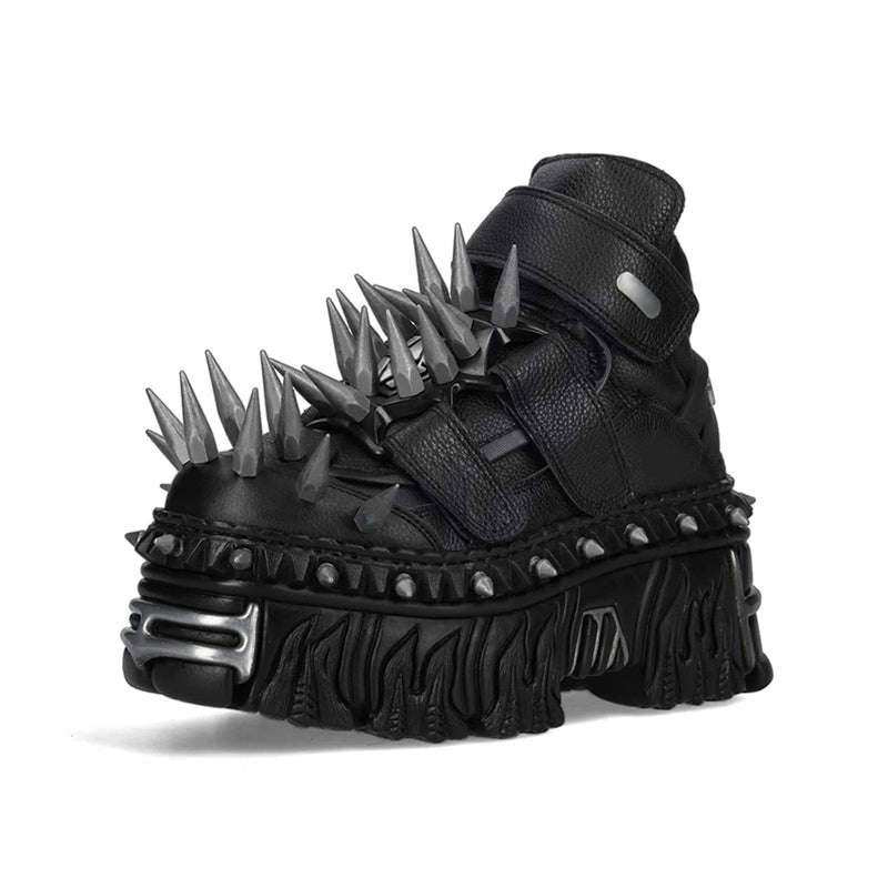 Lolita dark thick-soled shoes punk rock platform shoes LS0932