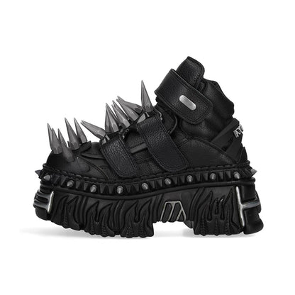 Lolita dark thick-soled shoes punk rock platform shoes LS0932