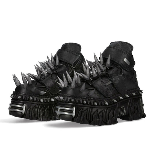 Lolita dark thick-soled shoes punk rock platform shoes LS0932