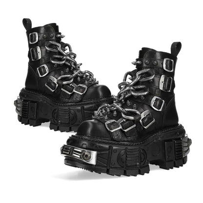 Lolita punk rock high-top platform boots LS0936