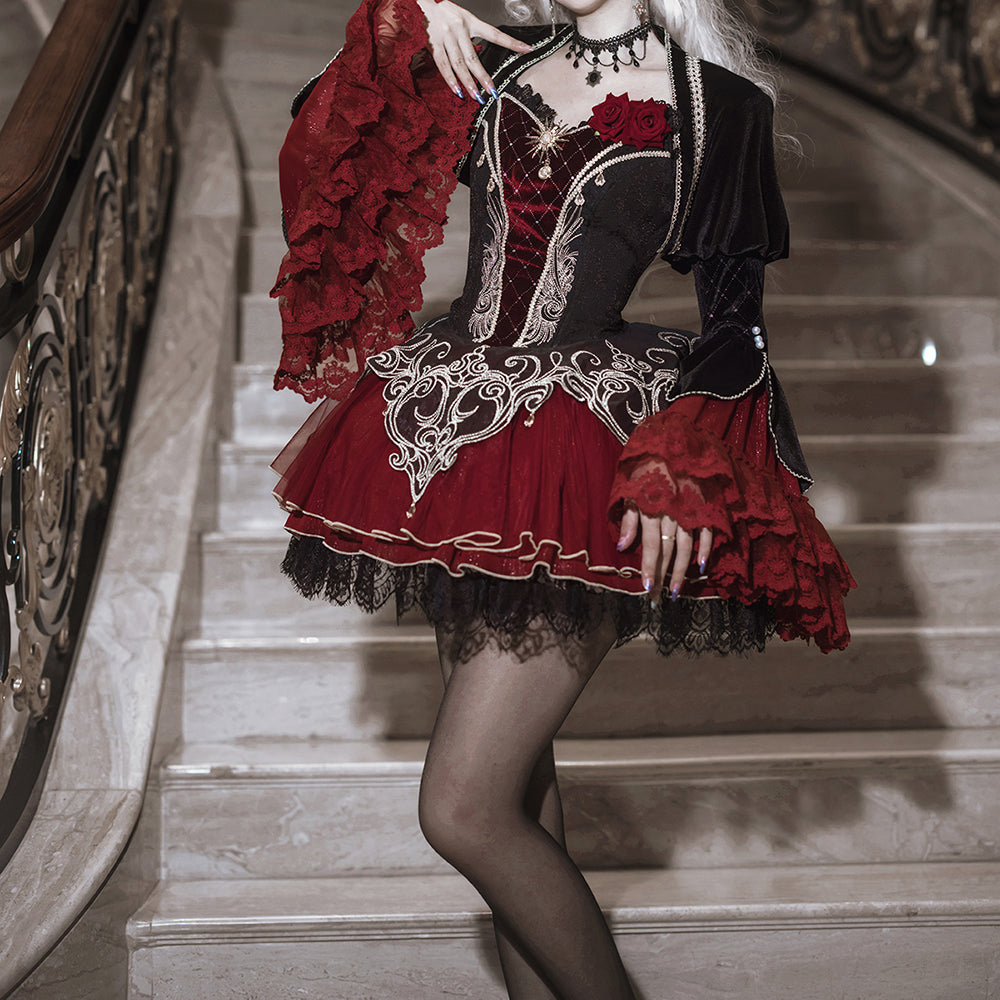 Lolita Dark Gothic Style Dress LS0940