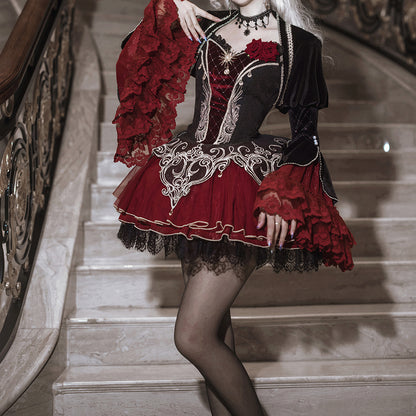 Lolita Dark Gothic Style Dress LS0940