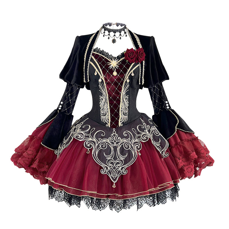 Lolita Dark Gothic Style Dress LS0940