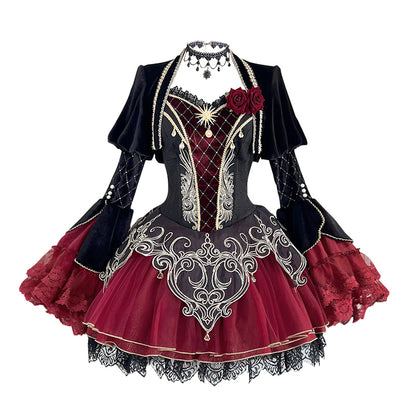 Lolita Dark Gothic Style Dress LS0940