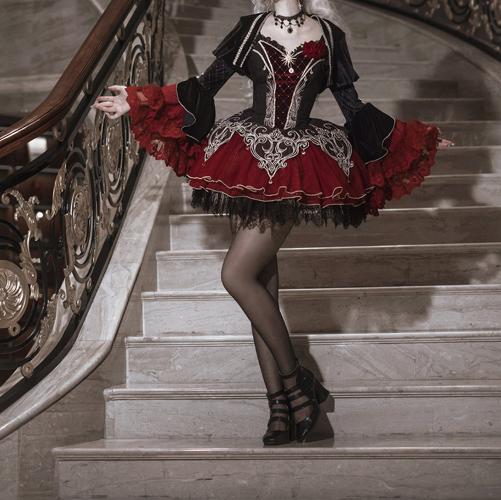 Lolita Dark Gothic Style Dress LS0940