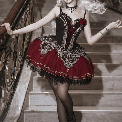 Lolita Dark Gothic Style Dress LS0940