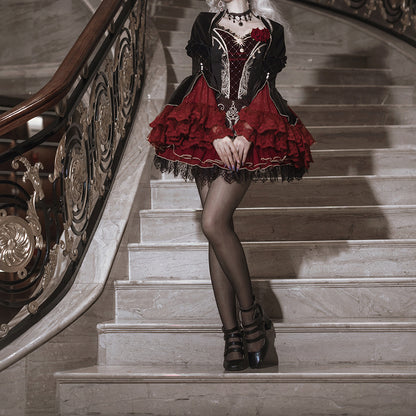 Lolita Dark Gothic Style Dress LS0940
