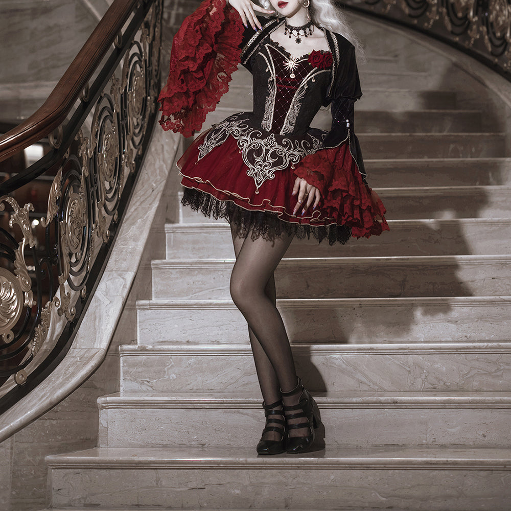 Lolita Dark Gothic Style Dress LS0940