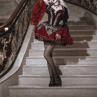 Lolita Dark Gothic Style Dress LS0940