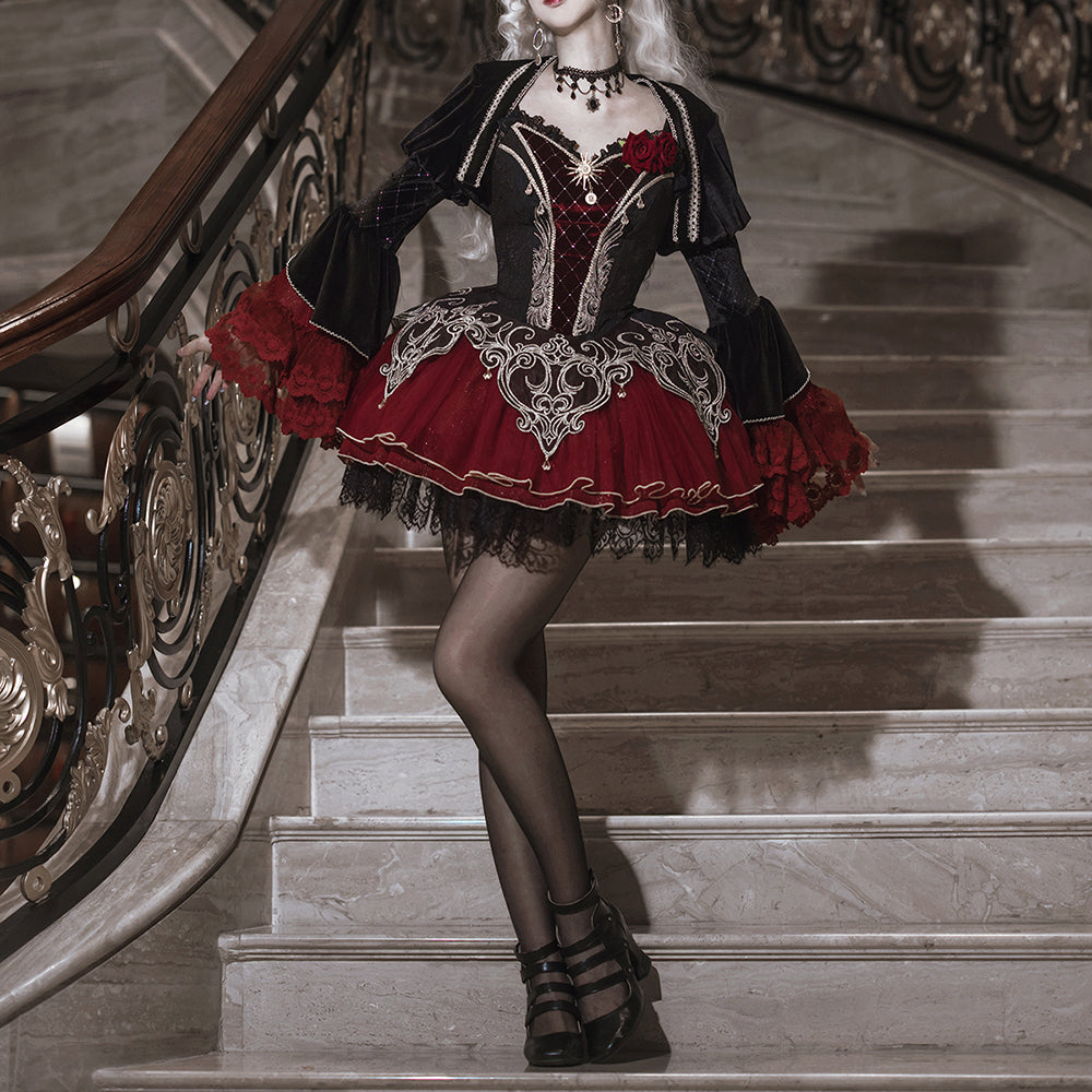 Lolita Dark Gothic Style Dress LS0940