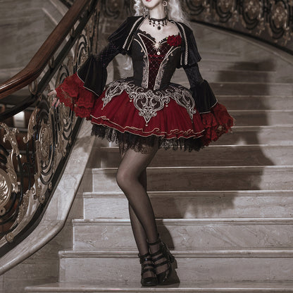 Lolita Dark Gothic Style Dress LS0940