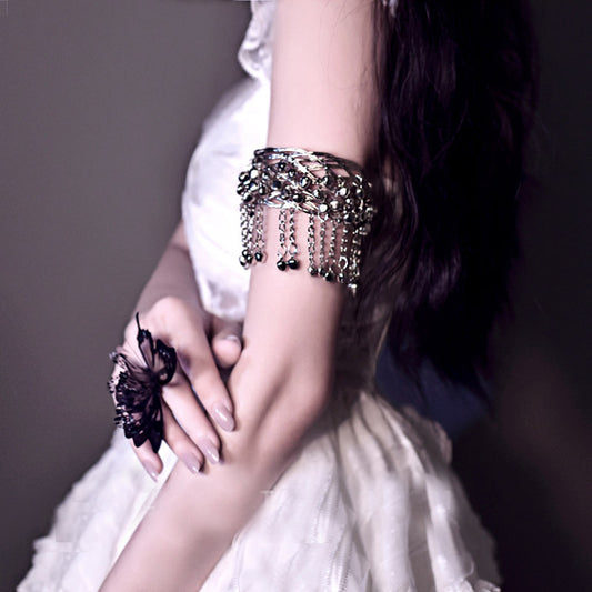 Lolita Punk Goth Bell Arm Ring LS0474