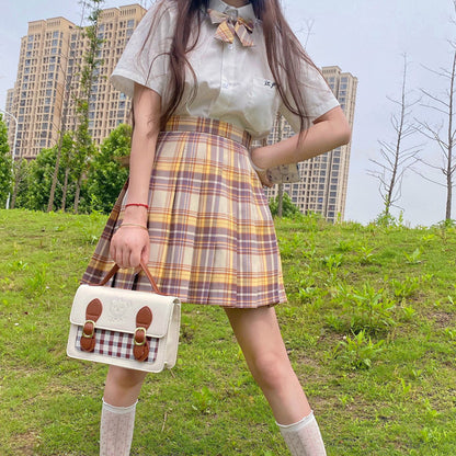 Lolita Cute JK Plaid Uniform Bag LS0435
