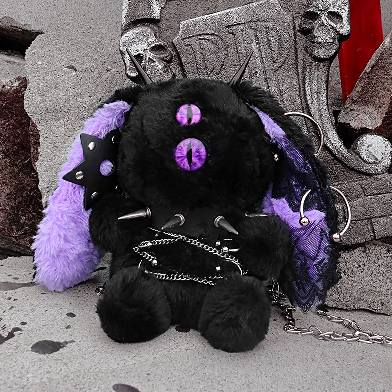 Одноглазая сумка Lolita в стиле готического дьявола-кролика LS0497