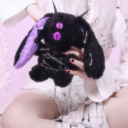 Lolita one-eyed gothic devil bunny bag LS0497