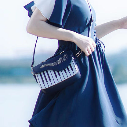 Lolita Punk Piano Shoulder Bag LS0544