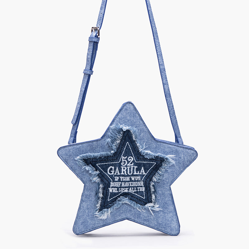 Джинсовый рюкзак Lolita Stars Y2K LS0564