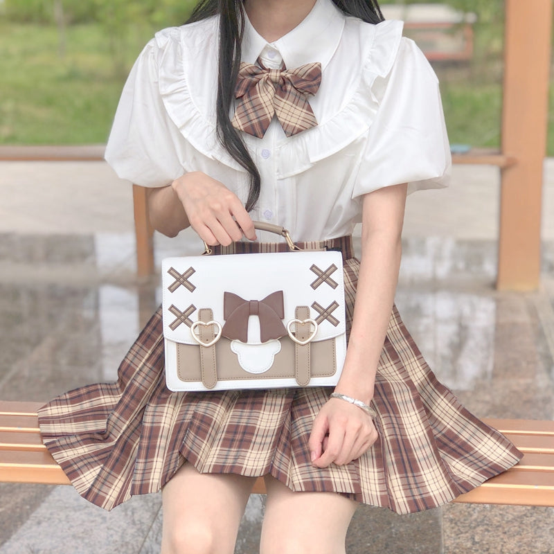 Lolita Punk Bow JK Backpack LS0614