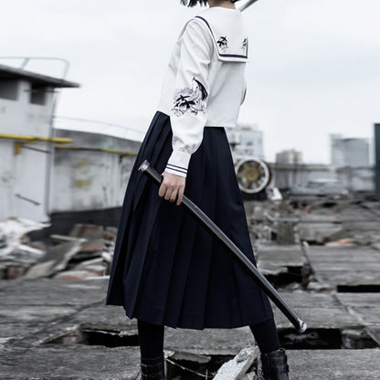 Lolita Keel Girl JK Uniform Dress LS0415