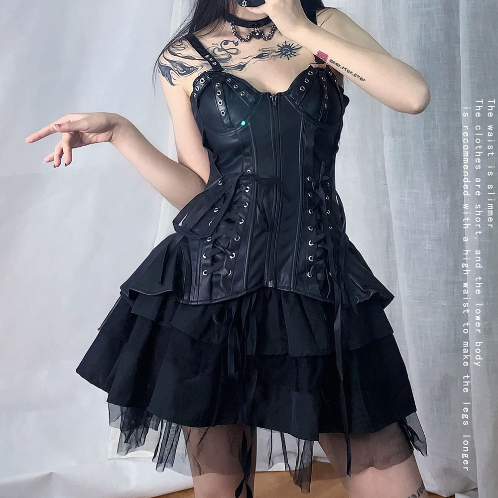 Lolita Punk Goth Dress LS0448