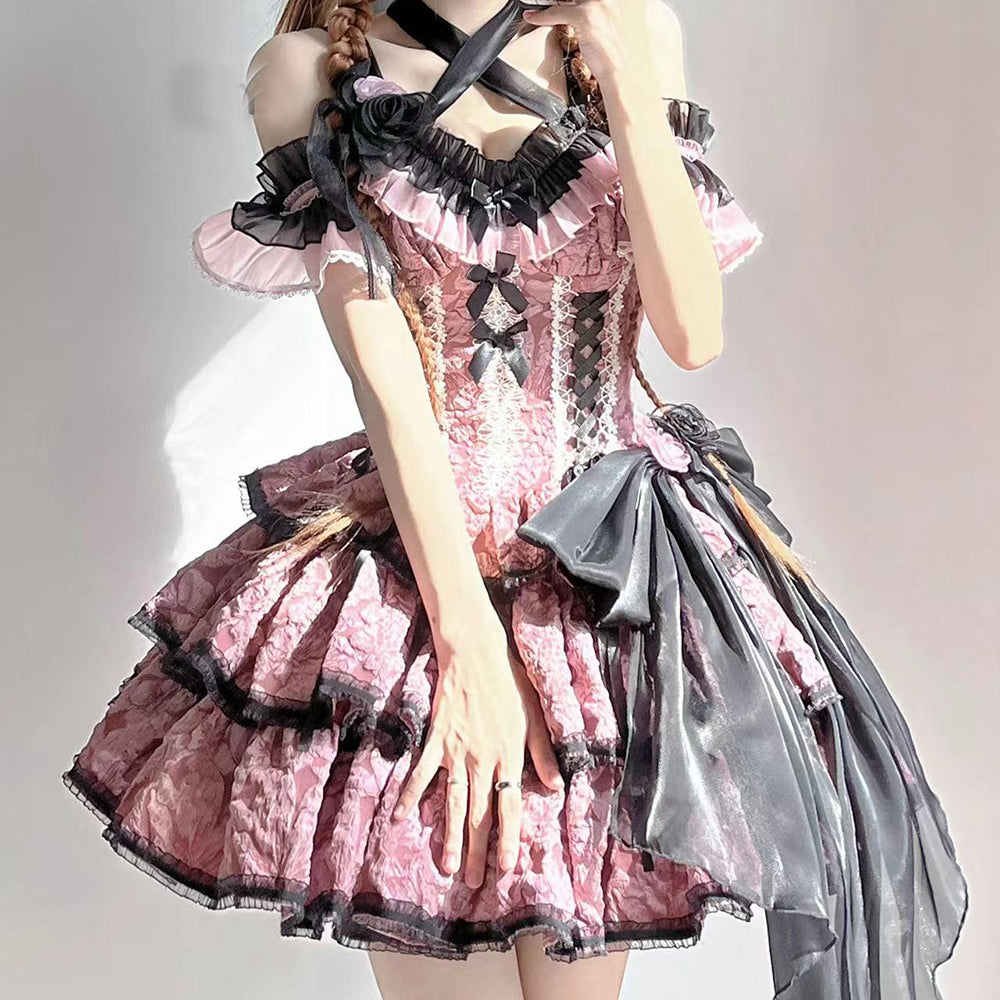 Готическое платье Lolita Sleepless JSK LS0468