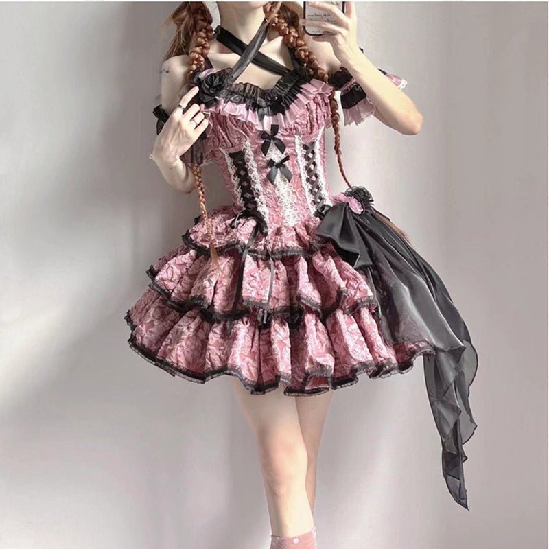 Готическое платье Lolita Sleepless JSK LS0468