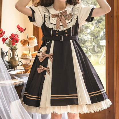 Lolita Lace Bow Dress LS0533