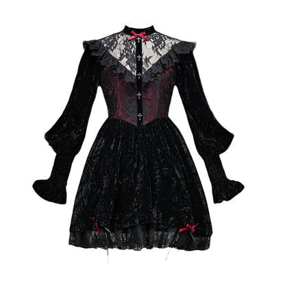 Готическое кружевное платье Лолита LS0578