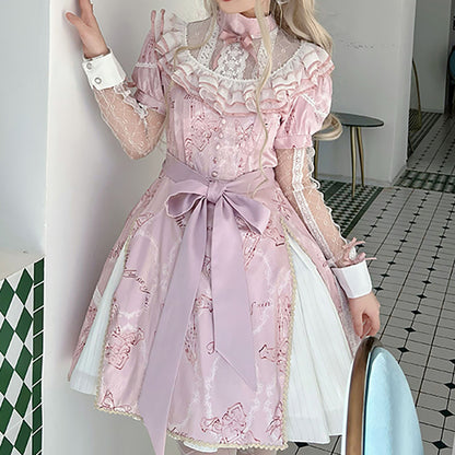 Lolita punk lace dress LS0594