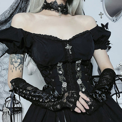 Lolita Gothic Lace Princess Dress LS0605