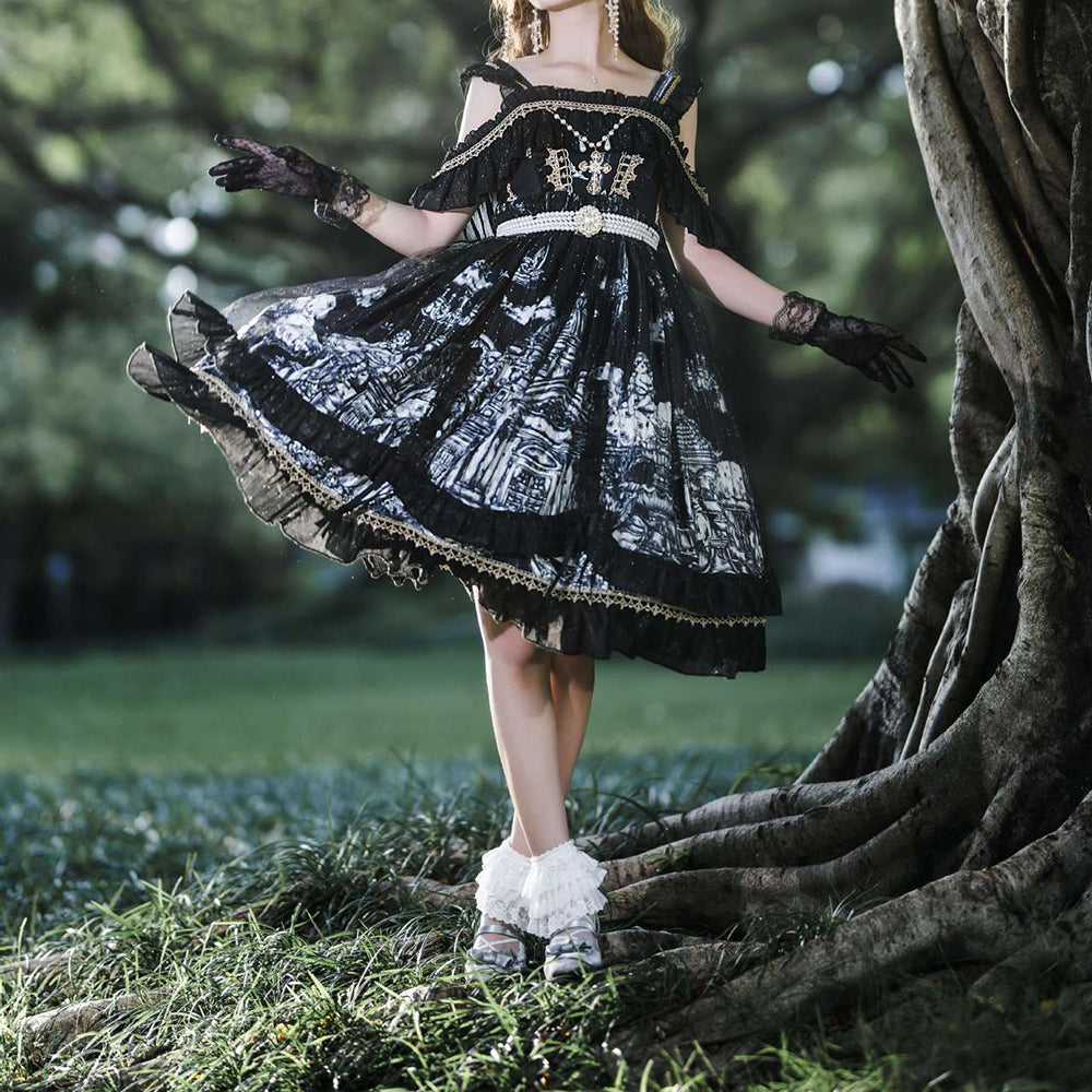 Lolita Gothic JSK dress LS0610