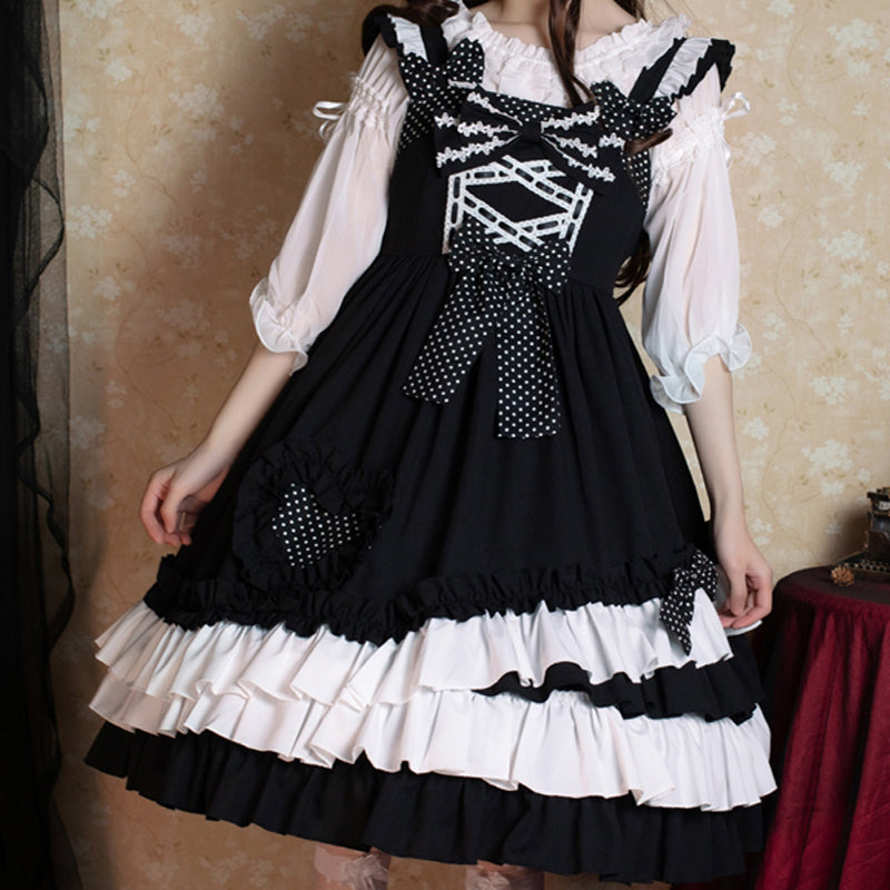 Lolita Punk JSK Gothic Dress LS0619