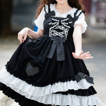 Lolita Punk JSK Gothic Dress LS0619