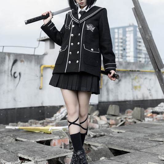 Lolita Goth JK Academy Uniform Set LS0625